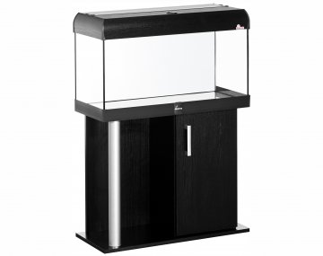 ZESTAW AKWARIUM 200 L 100 cm POKR LED SZAFKA BLACK