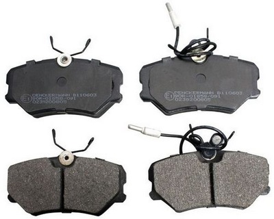 Тормозные колодки denckermann b110603 перед peugeot 405 фото №1