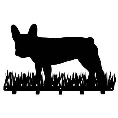 Wieszak na ubrania smycze BULDOG FRANCUSKI prezent