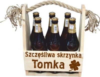 Skrzynka NA PIWO prezent na dzień chłopaka męża