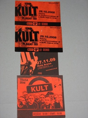 KULT BILETY NA KONCERT 4 SZT ESKULAP ARENA MTP2