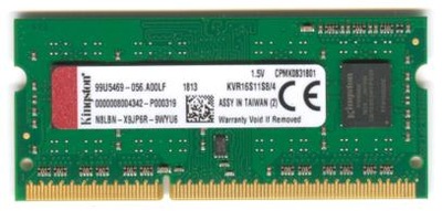 OKAZJA DDR3 KINGSTON 4GB KVR16S11S8/4