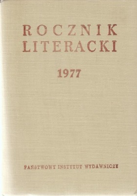 ROCZNIK LITERACKI 1977