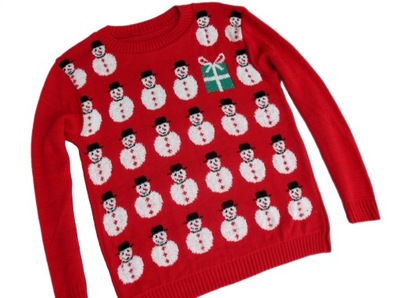 ŚWIĄTECZNY MĘSKI SWETER M