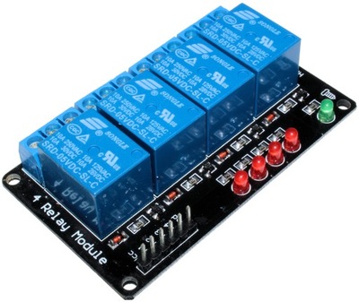 PRZEKAŹNIK 4-KANAŁOWY MODUŁ 5V AVR ARDUINO ARM 10A