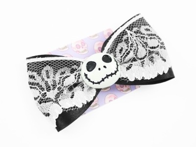 spinka kokardka NIGHTMARE Jack goth gothic S24
