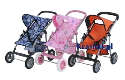 SPACEROWY wózek dla lalek SPACERÓWKA kosz 12_kolor