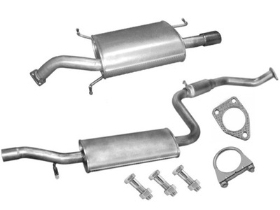 Volvo s40 / v40 / 1.6 1.8 2.0 r0k 2001-2004 глушники + аксесуари фото №1