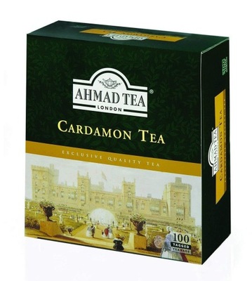 Herbata z KARDAMONEM Ahmad 100szt EXPRESOWA Pyszna