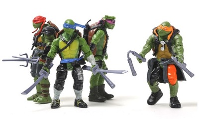 Wojownicze żółwie ninja figurki zestaw 4 szt