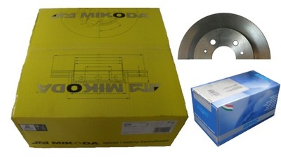 DISCS MIKODA 2417 PADS VOLVO C70 I 97- REAR 295M - milautoparts-fr.ukrlive.com