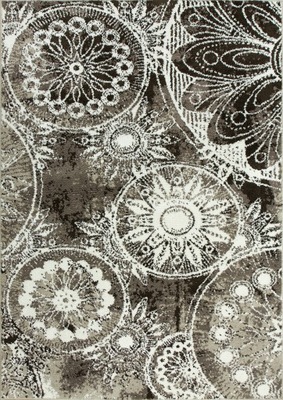 133x190 cm DYWAN SHAGGY MIĘKKI SLIM PLUSZ BRĄZOWY