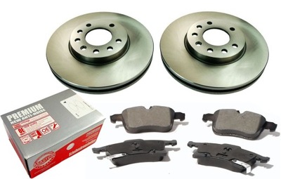 DISCS 280X25MM PADS BRAKE FRONT OPEL ASTRA G H ZAFIRA A B MERIVA - milautoparts-fr.ukrlive.com