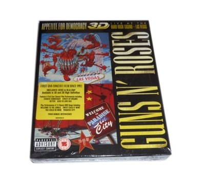 GUNS N' ROSES Appetite For Democracy BLURAY+2CD