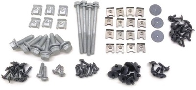 Набор элементов крепёжных бампер перед audi q5 фото №1