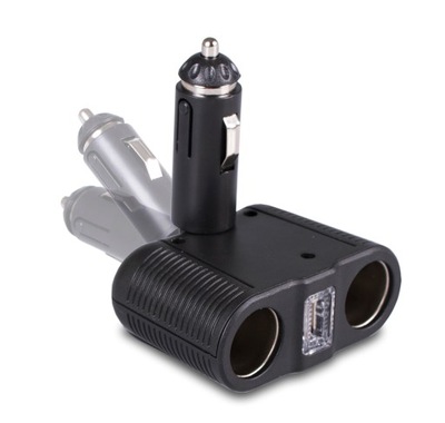 ROZDZIELACZ GNIAZDA ZAPALNICZKI ŁADOWARKA USB 9334643637 ROZDZIELACZ GNIAZDA ZAPALNICZKI ŁADOWARKA USB 9334643637