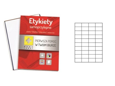 ETYKIETY A4 Memo Label 52,5x29,7mm 100ark.