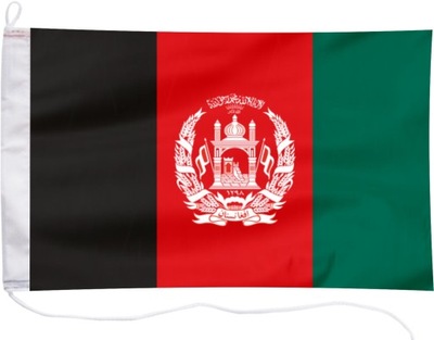 Flaga Afganistanu Bandera Jachtowa 65x40cm