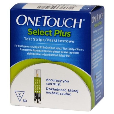 Paski do glukozy OneTouch Select Plus 50 pasków