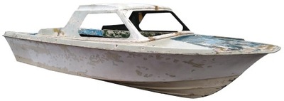 Łódka łódź kabinowa wędkarska yacht przyczepka
