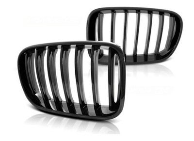 RADIATOR GRILLE GRILLES BMW X3 F25 10-14 BLACK GLOSS - milautoparts-fr.ukrlive.com