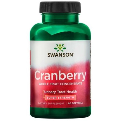 SWANSON ŻURAWINA Cranberry ekst. WITAMINA C + E