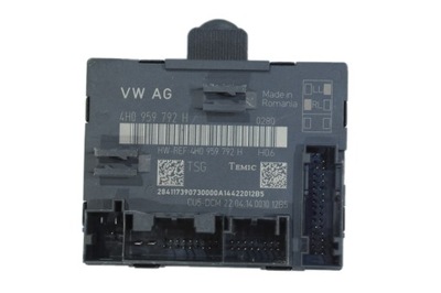 Audi a8 lift 4h модуль двері правий перед 4h0959792h фото №1