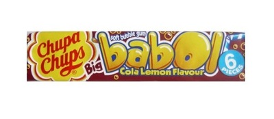 Chupa Chups, gumy balonowe Big Babol Cola Lemon 27,6 g