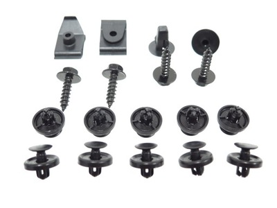 Набор клипсы крепление подкрылок toyota avensis t25 фото №1