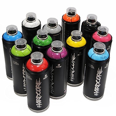 Farba w sprayu MTN Montana Colors Hardcore unicorn yellow 400 ml