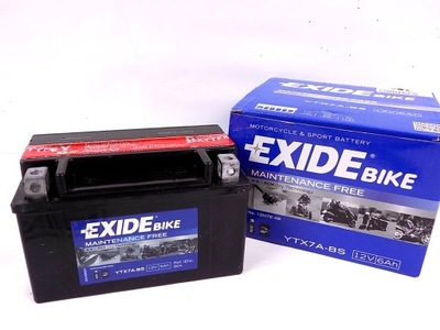 BATTERY EXIDE BIKE YTX7A-BS SCOOTER 4T ROMET ZIP - milautoparts-fr.ukrlive.com