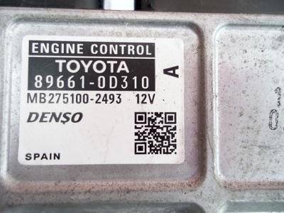 TOYOTA YARIS 1,3VVTI COMPUTER ENGINE - milautoparts-fr.ukrlive.com