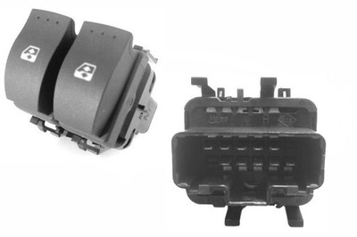 Выключатель кнопка стекло renault заменитель 8200057319 фото №1