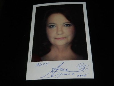 Anna Dymna - ORYGINALNY autograf