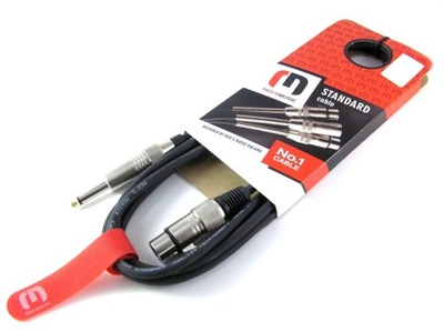 Red's Music MC1230 Kabel Mikrofonowy XLR-Jack 3m