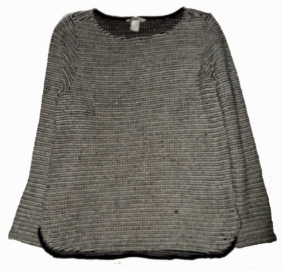 H&M biało-czarny sweterek r.M