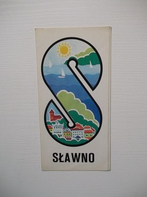 MAPA PLAN FOLDER SŁAWNO/POMORZE WOJEWÓDZTWO SŁUPSK