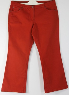 Spodnie czerwone stretch Bawełna R 46