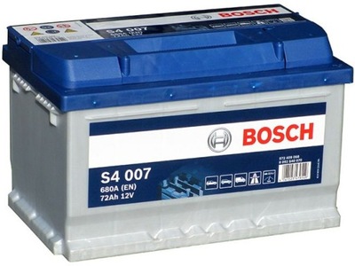 BATTERY BOSCH 12V 72AH/680A S4 (P+ 1) 278X175X175 B13 (ROZRUCHOWY) - milautoparts-fr.ukrlive.com