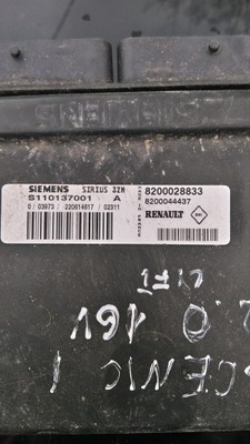 Бортовий комп'ютер двигуна renault 1.6 s110137001 bez імобілайзер ! фото №1