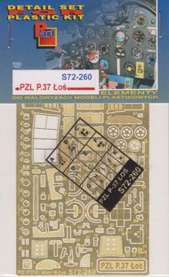 Part S72-260 1/72 PZL P.37 Łoś (IBG)