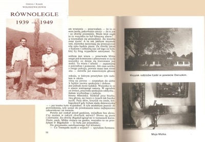 Równolegle 1939-1949 Wołosiewiczowie AUTOGRAF II wojna światowa