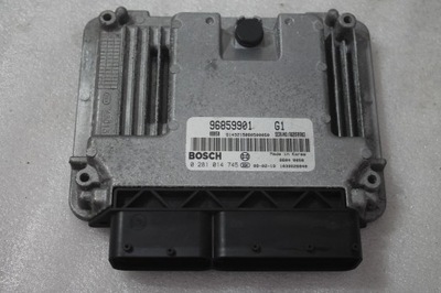 Модуль бортовий комп'ютер двигуна chevrolet epica 96859901 фото №1