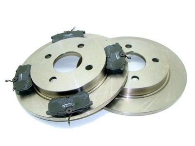 DISCS 2 PCS. + PADS FORD FOCUS I SCORPIO SIERRA REAR - milautoparts-fr.ukrlive.com