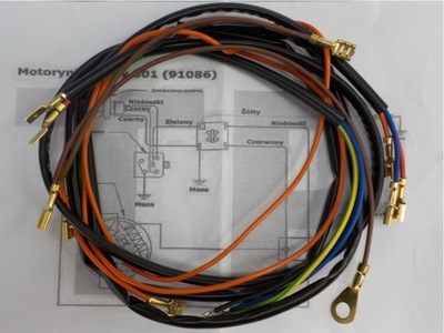 INSTALACJA ELEKTRYCZNA ROMET MOTORYNKA ROMET PONY 301 50