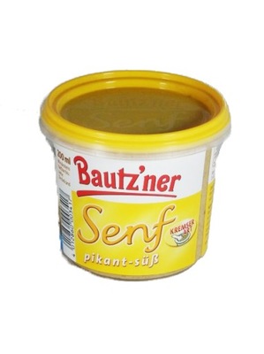 BAUTZNER * MUSZTARDA SŁODKO OSTRA 200 zółta