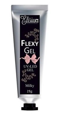 Elisium FlexyGel UV/LED GEL Żel Budujący Milky 25g