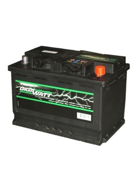 AKUMULATOR GIGAWATT 60AH 540A 12V P+ G62R