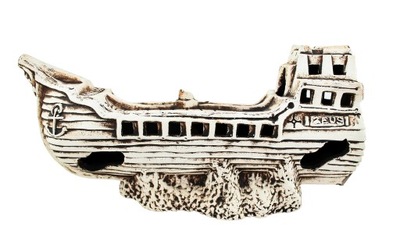 Ceramiczna OZDOBA do akwarium - STATEK - 41