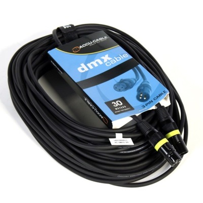 Kabel Przewod DMX AC-DMX3/30 30 metrów 110 ohm